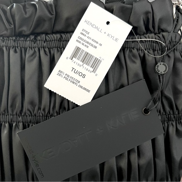 Kendall + Kylie Rouched Satin Crossbody Handbag - Picture 3 of 16